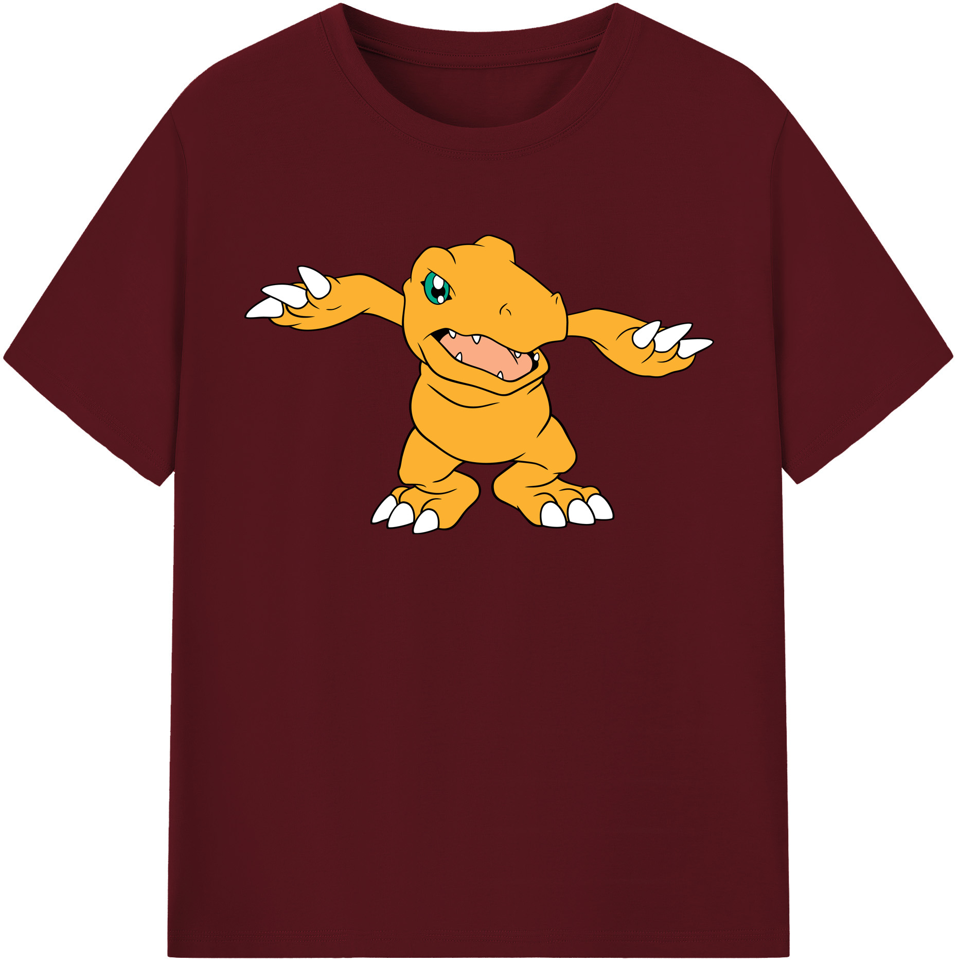 （画像用） Digimon デジタルモンスター/デジモン 綿100％半袖Tシャツ（フロントプリント）